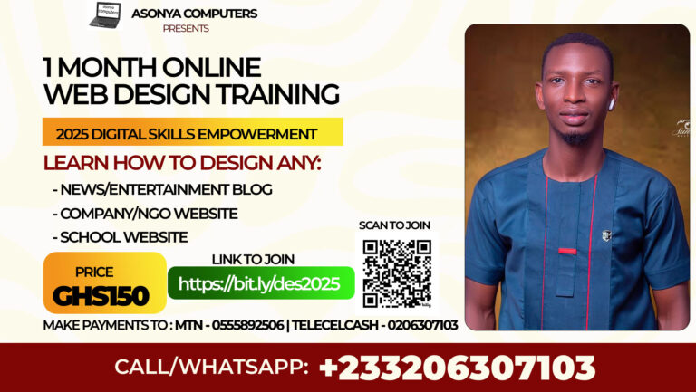 1 Month Online Web Design Training