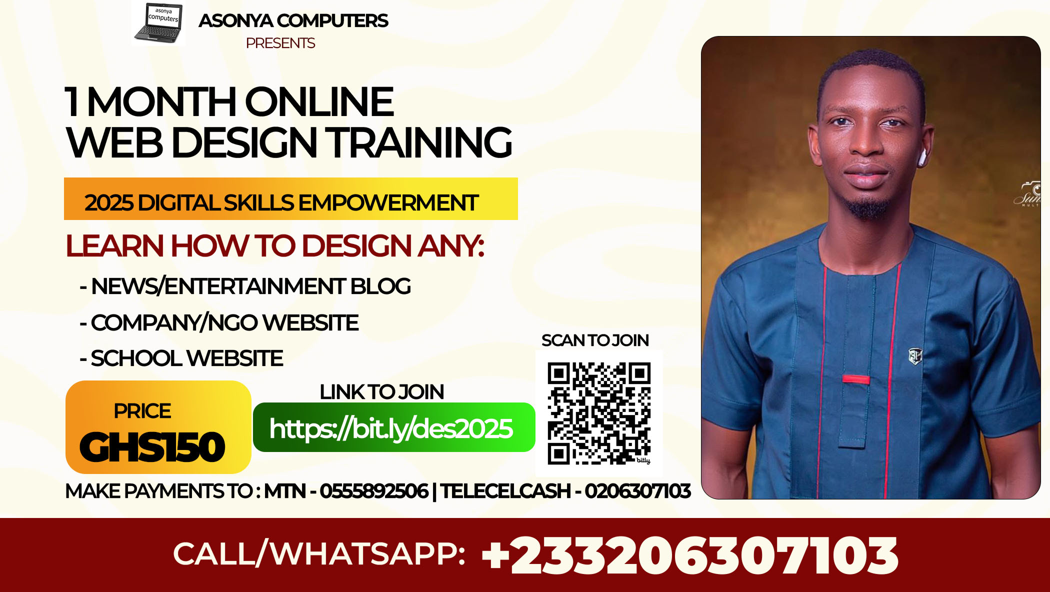 1 Month Online Web Design Training